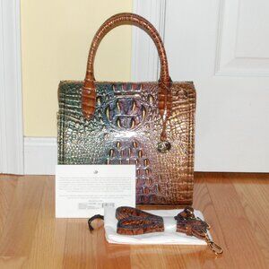 NWT - Brahmin Small Caroline Mystical Ombre Melbourne Satchel